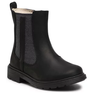 Clarks Kozaki Astrol Orin T 261541066 Black Leather - Kozaki damskie - miniaturka - grafika 1