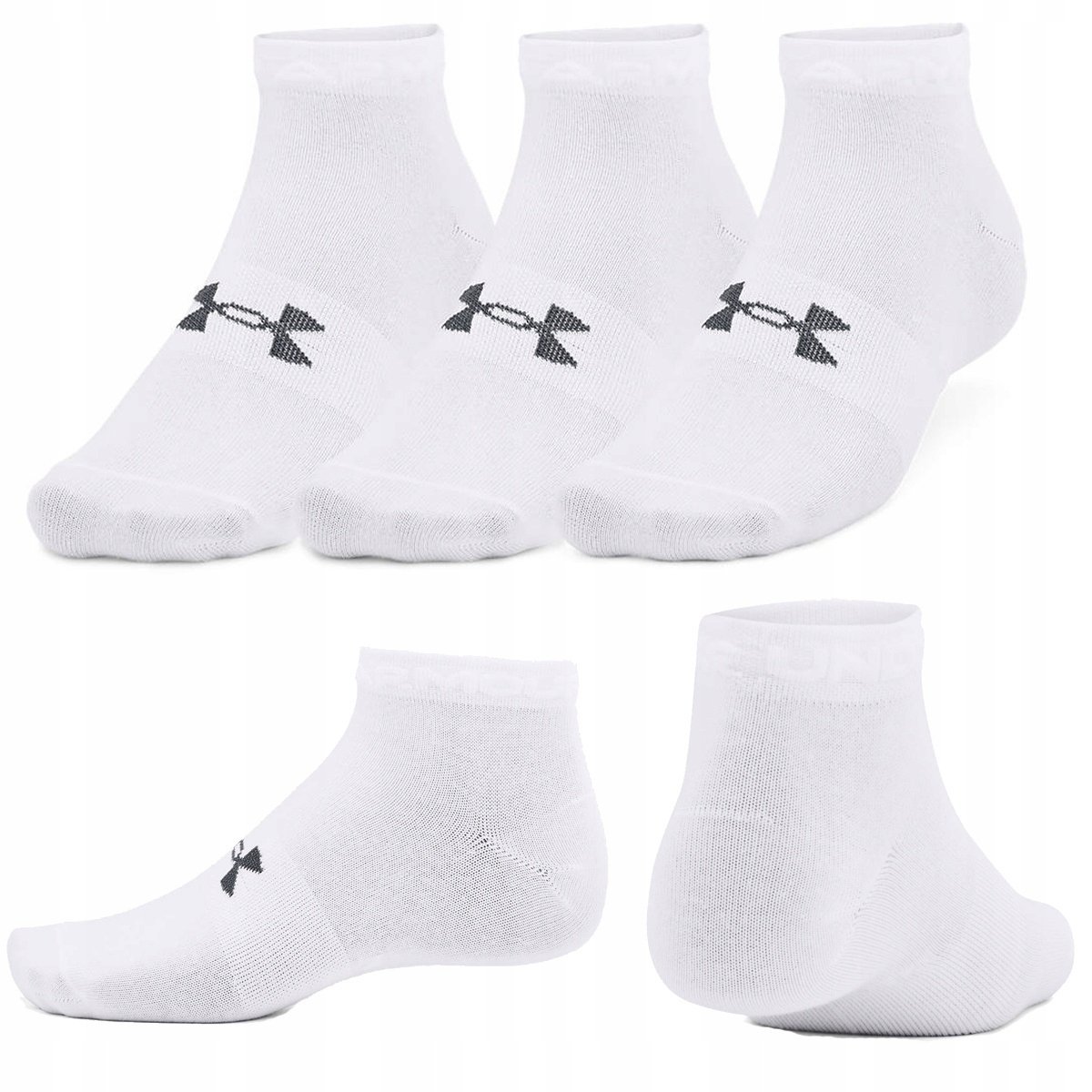 Skarpety Męskie Under Armour Essential Low Cut 3Pack 1365745 R. S