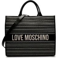 Torebki damskie - Love Moschino Shopperka CANVAS - miniaturka - grafika 1