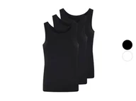 Koszulki męskie - LIVERGY® Podkoszulki męskie prążkowane, 3 sztuki - miniaturka - grafika 1