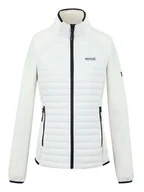 Kurtki i kamizelki sportowe damskie - Regatta Kurtka hybrydowa "Clumber" w kolorze białym - miniaturka - grafika 1