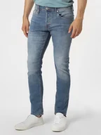 Spodnie męskie - Jack & Jones Jeansy Mężczyźni niebieski jednolity, 32-32 - miniaturka - grafika 1