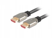 Kable - Kabel HDMI Lanberg M/M v2.1 0,5m 8K 60Hz czarny - miniaturka - grafika 1