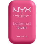 Róże do policzków - NYX PROFESSIONAL MAKEUP BUTTERMELT RÓŻ DO POLICZKÓW W KOMPAKCIE 07 BUTTA WITH TIME 5G - miniaturka - grafika 1