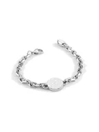 Bransoletki - Biżuteria GUESS JUXB03230JWST. Bransoletka, Kolor szary. Mężczyzna. - miniaturka - grafika 1