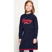 Sukienki i spódniczki dla dziewczynek - Tommy Hilfiger Sukienka - miniaturka - grafika 1