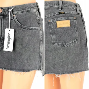 Wrangler Skirt Spódnica Jeansowa W28 M - Spódnice - miniaturka - grafika 1