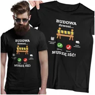 Koszulki męskie - BUDOWA DZWONI MUSZĘ IŚĆ KOSZULKA DLA BUDOWLAŃCA - miniaturka - grafika 1