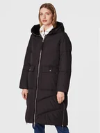 Kurtki damskie - Tommy Hilfiger Kurtka zimowa Chevron Sorona WW0WW36210 Czarny Relaxed Fit - miniaturka - grafika 1