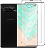 Szkła hartowane na telefon - 2x SZKŁO HARTOWANE 9H +OCHRONA APARATU SAMSUNG GALAXY S10+ SM-G975 - miniaturka - grafika 1