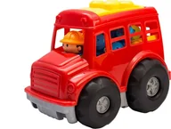 Sortery dla dzieci - Autko z zestawem klocków - autobus czerwony - miniaturka - grafika 1