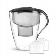 Butelki filtrujące - Dzbanek Dafi OMEGA grafitowy 4l 2 wkłady Unimax + Butelka Dafi szafirowa 0, - miniaturka - grafika 1