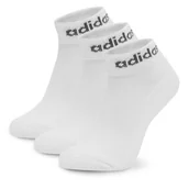 Skarpetki damskie - Zestaw 3 par niskich skarpet unisex adidas 3-Pack HT3457 Biały - miniaturka - grafika 1