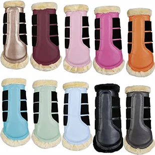 HKM Comfort Horse Boots różowe, M - Akcesoria jeździeckie - miniaturka - grafika 1