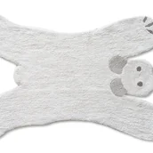 Dywany dla dzieci - Bawełniany dywanik dziecięcy w kształcie misia 80x120cm - miniaturka - grafika 1