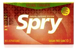 GUMA DO ŻUCIA Z KSYLITOLEM O SMAKU CYNAMONOWYM BEZGLUTENOWA 10 SZTUK (12 g) - SPRY - Gumy do żucia, lizaki, dropsy - miniaturka - grafika 2