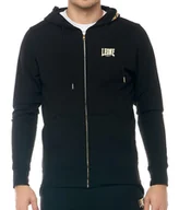 Bluzy męskie - Bluza LEONE NEW GOLD czarna rozpinana-XXL - miniaturka - grafika 1