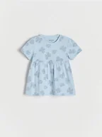 Bluzki dla niemowląt - Reserved - Bawełniany t-shirt - jasnoniebieski - miniaturka - grafika 1