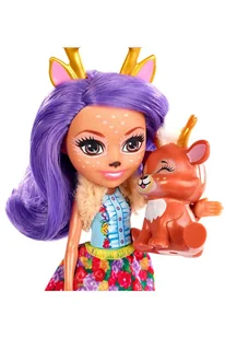 Enchantimals Lalka Danessa Deer + jelonek Sprint figurka wiek 4+ - Lalki dla dziewczynek - miniaturka - grafika 5