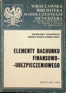 Elementy rachunku finansowo - ubezpieczeniowego - Ekonomia - miniaturka - grafika 1