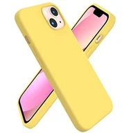 Etui i futerały do telefonów - Blyge etui do iPhone'a 14 Plus, miękkie i jedwabiste etui na telefon z ochroną ekranu i aparatu, żółte - miniaturka - grafika 1