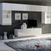 Inne meble do salonu - Meblościanka 2 Calabrini Calabrini GIB Meble Biały Mat / Biały Połysk - miniaturka - grafika 1