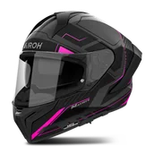 Kaski motocyklowe - Kask Integralny Airoh Matryx Rocket Matowy Matowy RóżowyM - miniaturka - grafika 1