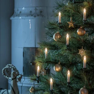 Konstsmide Christmas Łańcuch LED Topbirnen IP20 bursztynowy 16-pkt. - Lampy ogrodowe - miniaturka - grafika 1