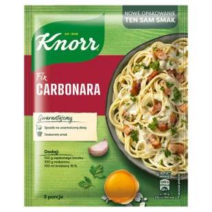 Knorr Fix Spaghetti Carbonara 38g - Przyprawy i zioła sypkie - miniaturka - grafika 1