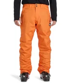 Spodnie narciarskie - Quiksilver Spodnie snowboardowe Estate EQYTP03237 Pomarańczowy Slim Fit - miniaturka - grafika 1