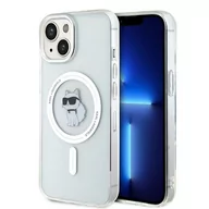 Etui i futerały do telefonów - Karl Lagerfeld Etui IML Choupette Magsafe do iPhone 15 6,1 cala Przezroczysty KLHMP15SHFCCNOT - miniaturka - grafika 1