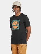 Koszulki męskie - T-shirt męski bawełniany Timberland TB0A5UDB S Czarny (194903977559). T-shirty męskie - miniaturka - grafika 1