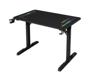 Ultradesk FREEZE V2 109cm Czarny - Biurka gamingowe - miniaturka - grafika 1