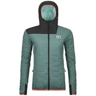 Kurtki i kamizelki sportowe damskie - Kurtka damska Ortovox Swisswool Piz Badus Jacket W Rozmiar: S / Kolor: szary - miniaturka - grafika 1