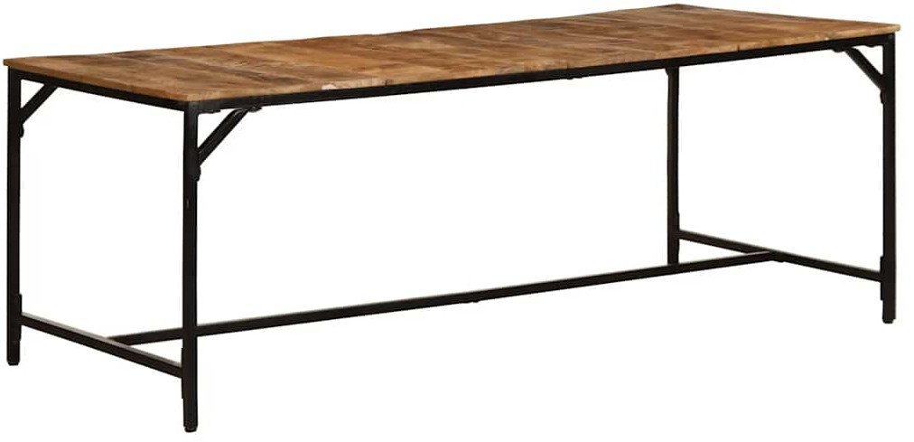 vidaXL Stół jadalny 200x100x75 cm Drewno lite surowe mango