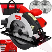 Piły elektryczne - PILARKA TARCZOWA KRAJZEGA PIŁA DO DREWNA ELEKTRYCZNA RĘCZNA Z LASEREM LASER - miniaturka - grafika 1