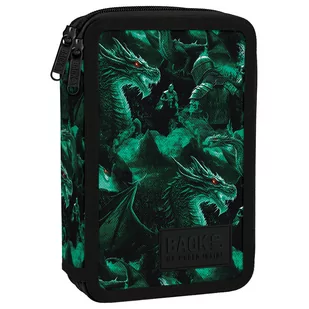Derform, piórnik backup 6 model podwójny z wyposażeniem dw legend dragon - Piórniki - miniaturka - grafika 1