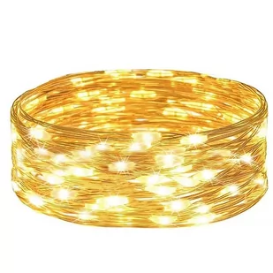 Lampki choinkowe 30 LED druciki mikro na baterie biały ciepły - Oświetlenie świąteczne - miniaturka - grafika 1