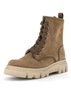 Botki damskie - Gabor Skórzane botki w kolorze jasnobrązowym - miniaturka - grafika 1