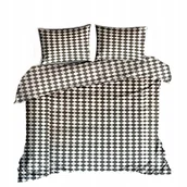 Pościel - pościel bawełna lux 200x200 + 2 poszewka B 317 lustrzanka szara - miniaturka - grafika 1