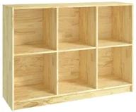 Regały - Drewniany regał skandynawski naturalny - Jevi 6X - miniaturka - grafika 1