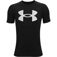 Koszulki dla dziewczynek - Koszulka chłopięca Under Armour Tech Big Logo SS - miniaturka - grafika 1