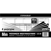 Druki akcydensowe - Druk samokopiujący Przesunięcie Międzymagazynowe MM 1/3 A4 80 kartek 6-pozycyjne TYPOGRAF /01166/ - miniaturka - grafika 1