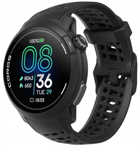 Coros PACE Pro Premium GPS Sport WPACEP-BLK + adapter Coros A2 Czarny - Smartwatch - miniaturka - grafika 1
