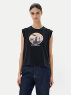 Bluzki damskie - Levi's® Bluzka Graphic 001MW-0003 Czarny Standard Fit - miniaturka - grafika 1