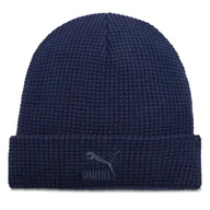Czapki męskie - Czapka Puma Classics Mid Fit Beanie 025677 03 Granatowy - miniaturka - grafika 1