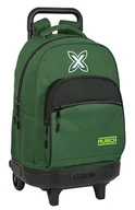 Plecaki - Safta MUNICH CAMO Duży plecak na kółkach, kompaktowy, zdejmowany, idealny dla dzieci w różnym wieku, wygodny i wszechstronny, jakość i wytrzymałość, 33 x 22 x 45 cm, kolor, Zielony kamuflaż, Estándar, - miniaturka - grafika 1