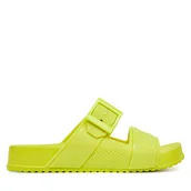 Klapki i japonki damskie - Klapki Melissa Melissa Cozy Connection Slide Ad M 35832 Zielony - miniaturka - grafika 1