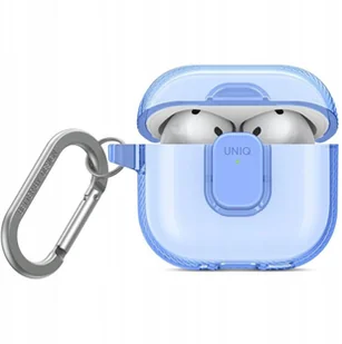 Etui UNIQ Glase Pro do Apple AirPods 4 Lock Case niebieski - Akcesoria do słuchawek - miniaturka - grafika 1