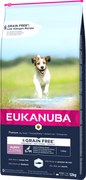 Sucha karma dla psów - Eukanuba Puppy&Junior Small/Medium Grain Free 12kg - miniaturka - grafika 1